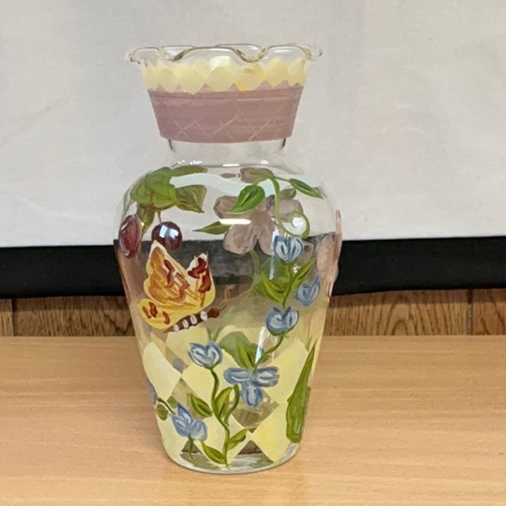 Vintage Hand painted floral Tracy Porter collectors artistic Rare Vase - Picture 5 of 15